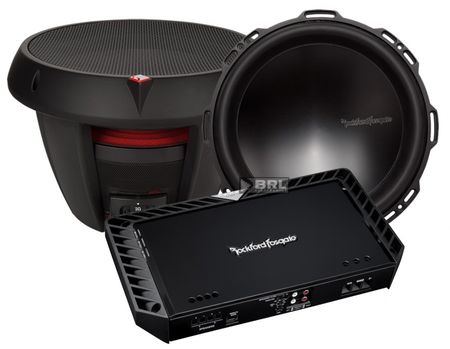 2 Stk. Rockford Fosgate Power T0D412 + Rockford Fosgate T15001bdCP in der Gruppe Bundles / Paket für das Auto / Basspakete bei BRL (SETT0D412PKT1)