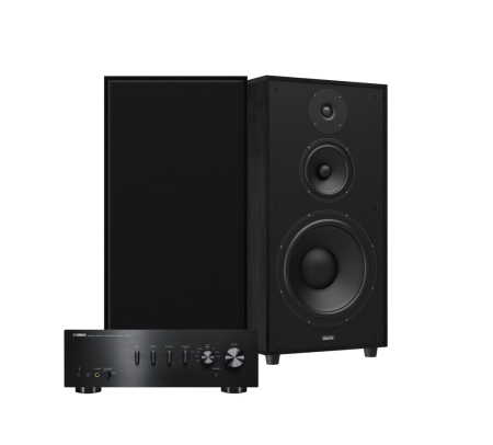 Yamaha A-S501 II mit Indiana Line Utah 5, 2.0 Stereo-Set in Schwarz in der Gruppe Bundles / Heimpakete / Stereo-Sets bei BRL (SETUTAH5PKT1)