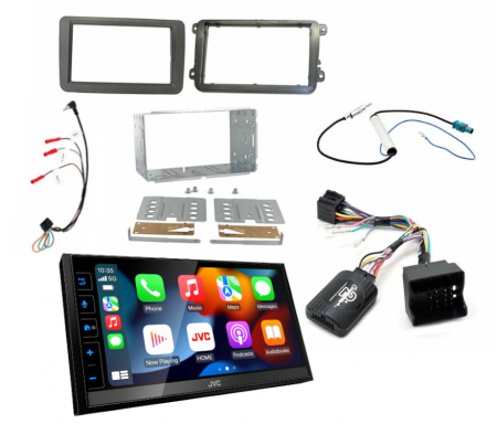 Einbausatz Volkswagen 2-DIN & JVC KW-M785DBW