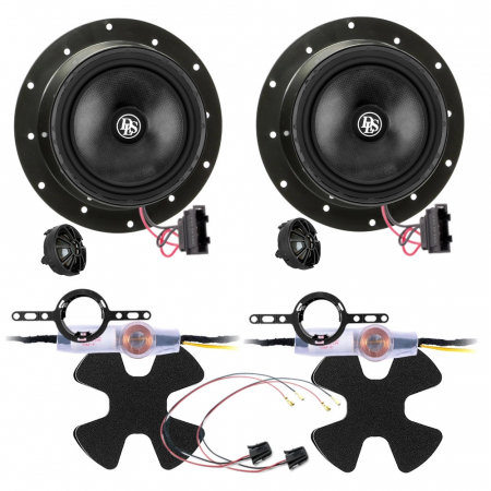 DLS Frontsystem für VW/Skoda in der Gruppe Car-HiFi / Was passt in mein Auto / Volkswagen / Transporter / Transporter T6 2015-2020 / Lautsprecher-Upgrade Transporter T6 2015-2020 bei BRL (SETVWPKT40)