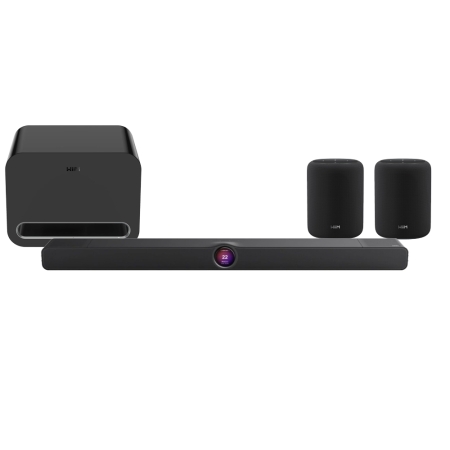WiiM Bar Surround-Set mit WiiM Sub Pro und Sound Lite, schwarz in der Gruppe Bundles / Heimpakete / Heimkino & Heimkino-Pakete bei BRL (SETWIIMBARPKT3)