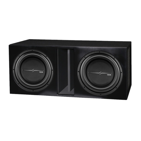 Portiertes 2x12-Zoll-Bassgehäuse mit 2x DS18 ZXI12.4D in der Gruppe Car-HiFi / Bass / Passiver Subwoofer bei BRL (SETZXI124DPKT2)