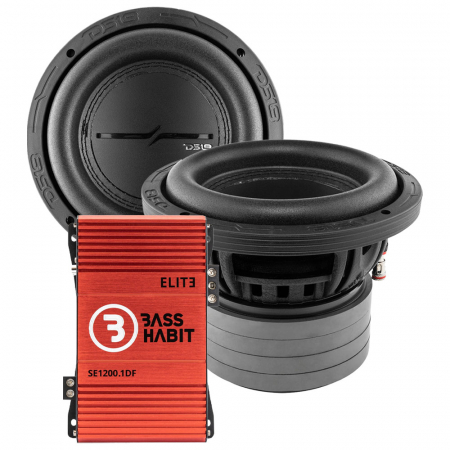 2er-Pack DS18 ZXI6.4D & Bass Habit SPL ELITE 1200.1DF, Basspaket in der Gruppe Bundles / Paket für das Auto / Basspakete bei BRL (SETZXI64DPKT2)