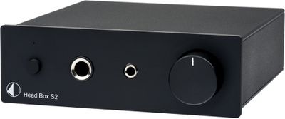 Pro-Ject Head Box S2, schwarzer Kopfhörerverstärker