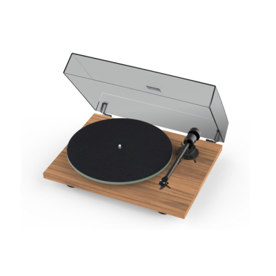 Pro-Ject T1 Phono EVO Plattenspieler mit OM10-Tonabnehmer, Walnuss