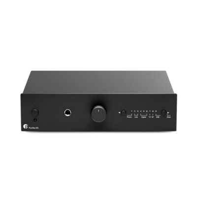Pro-Ject Pre Box S3, kompakter Vorverstärker mit Bluetooth und DAC, schwarz