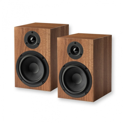 Pro-Ject Speaker Box 5 E, Regallautsprecher, Paar, Walnuss