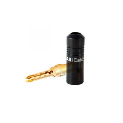 Atlas Cables Achromatic Z-Stecker Bananenstecker, 4er-Pack