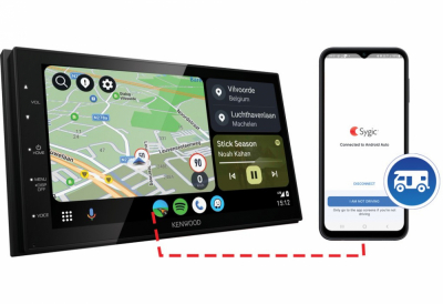 Kenwood DMX5020BTSCAMPER, Autoradio für Wohnmobile mit CarPlay und 6.8