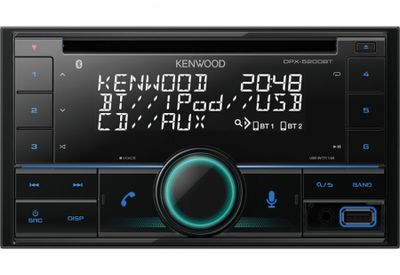 Kenwood DPX-5200BT, Autoradio mit Bluetooth, AUX und CD-Player
