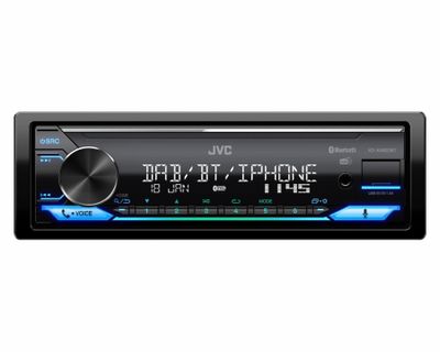 JVC KD-X482DBT Autoradio mit Bluetooth, AUX/USB und DAB+