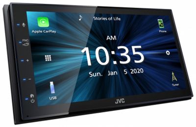 JVC KW-M560BT, Autoradio mit CarPlay, Bluetooth und 3 Paar Cinch-Ausgängen