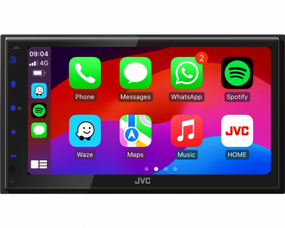 JVC KW-M595DBT, Autoradio mit DAB, CarPlay, Android Auto und 2+1 Paar Cinch-Ausgängen