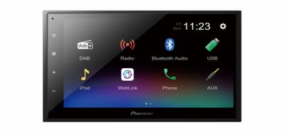 Pioneer DMH-A340 DAB, Autoradio mit 6.8