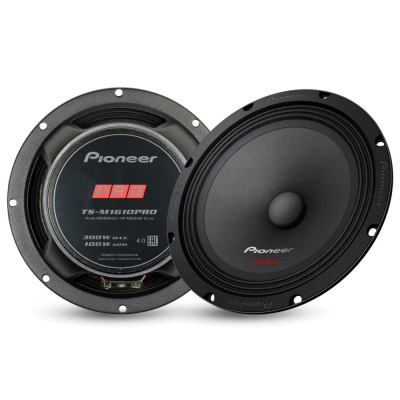 Pioneer TS-M1610PRO, 6,5-Zoll-Mitteltieftöner, Paar