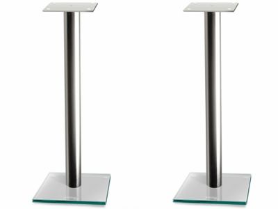 Norstone Epur Stand, Lautsprecherständer mit Glasfuß, 60 cm hoch