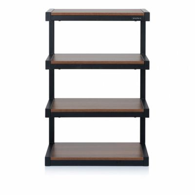 Norstone Esse Hifi, HiFi-Rack schwarz/Walnuss