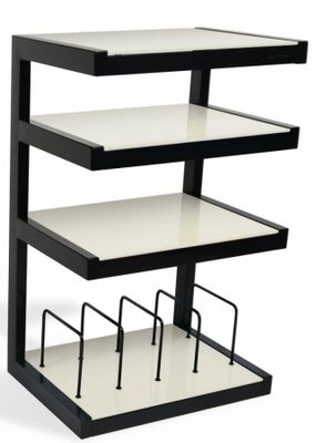 Norstone Esse Hifi Vinyl, weißes Stereo-Rack