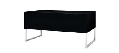 Norstone Khalm, TV-/Media-Rack in Klavierlackschwarz