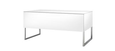 Norstone Khalm, TV-/Media-Rack in Klavierweiß