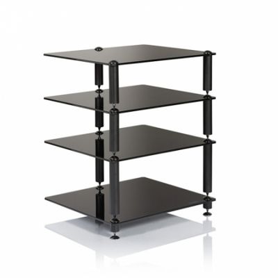 Norstone Bergen 2 mattschwarz, HiFi-Rack
