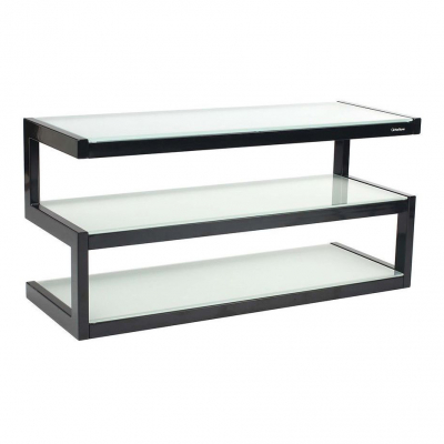Norstone Esse AV Media-Rack, Satin-Schwarz / Satiniert