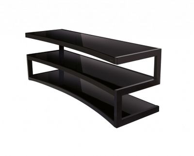 Norstone Esse Curve, Media-Rack satin schwarz