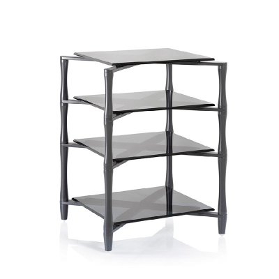 Norstone Slender Hifi elegantes HiFi-Möbel, Gunmetal Grey
