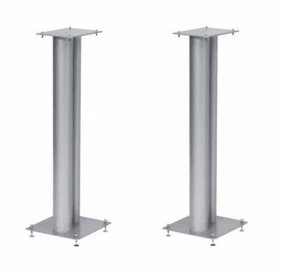 Norstone Stylum 3, Lautsprecherständer mattes Silber, 80 cm hoch