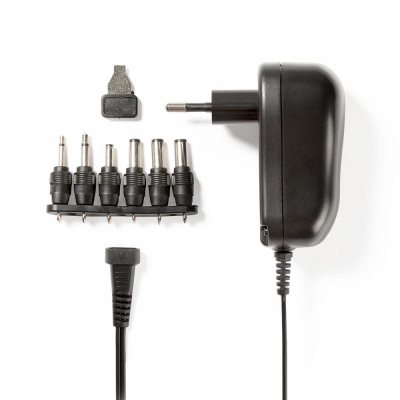 Nedis Universal-Netzadapter, 6 Steckaufsätze, 3-12V DC / 2.0A