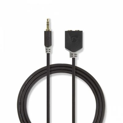 Nedis AUX-Kabel, 1x 3,5mm Stecker auf 2x 3,5mm Buchsen