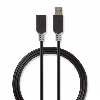 Nedis USB 3.0 USB-A-Stecker auf USB-A-Buchse, 2 m
