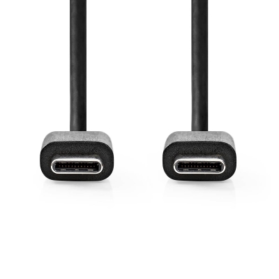 NEDIS CCGL60700 USB-C-2.0-Kabel, schwarz, 1 Meter