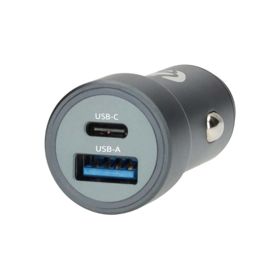 Nedis Autoladegerät 48 W mit 2 Ausgängen, USB-C PD und USB-A Quick Charge