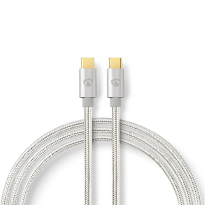 Nedis USB-C-Kabel, 100 W, 480 Mbit/s, 1 Meter