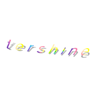 Tershine Aufkleber, 20 cm holografisch