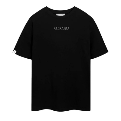Tershine Oversized T-Shirt, schwarz, large