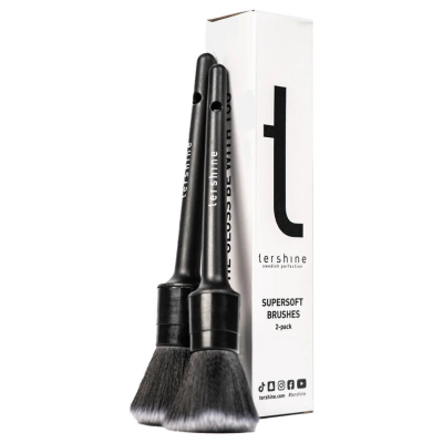 Tershine Supersoft Brushes, superweiche Pinsel, 2er-Pack