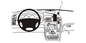 Brodit Verstärkter ProClip, Volvo V70 N/XC70 00-08