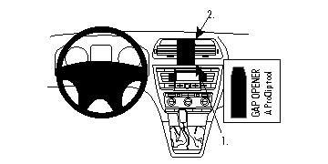 Brodit Verstärkter ProClip, Skoda Octavia II 05-13