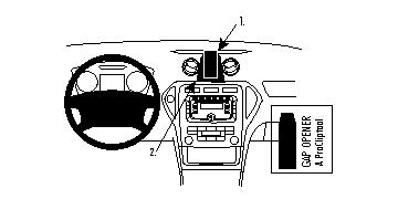 Brodit Verstärkter ProClip, Ford Mondeo 08-14