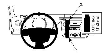Brodit Verstärkter ProClip, Nissan/Opel/Renault