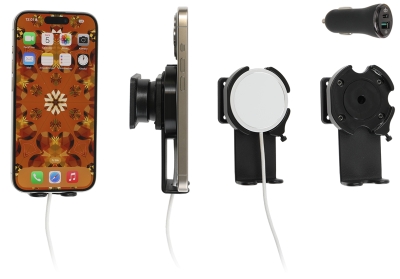 Brodit Halterung mit Kugelgelenk, Apple iPhone 12/12 Mini/12 Pro/12 Pro Max/13/13 Mini/13 Pro/13 Pro Max/14/14 Plus u. a.
