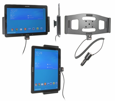 Brodit Aktiver Halter mit Zigarettenanzünderanschluss, Samsung Galaxy Tab PRO 10.1 LTE SM-T525/SM-T520