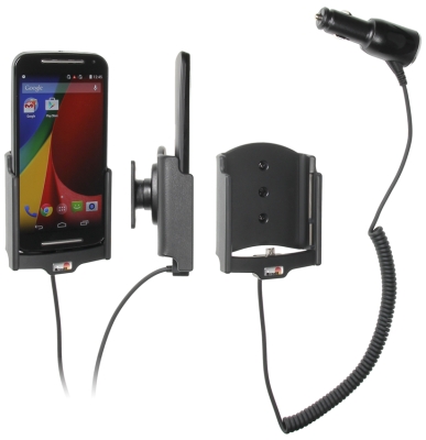 Brodit Aktiver Halter mit Zigarettenanzünderanschluss, Motorola Moto G (2nd Gen)