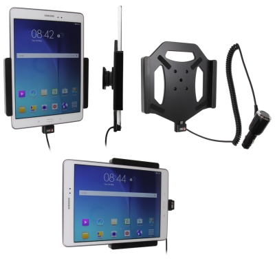 Brodit Aktiver Halter mit Zigarettenanzünderanschluss, Samsung Galaxy Tab A 9.7