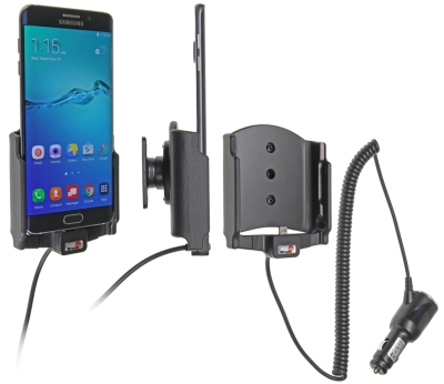 Brodit Aktiver Halter mit Zigarettenanzünderanschluss, Samsung Galaxy S6 edge+