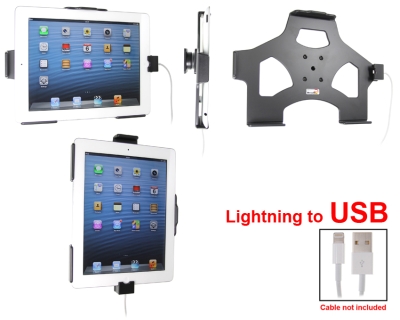 Brodit Halterung für Kabelanschluss, Apple iPad 4th Gen (A1458, A1459, A1460)/With Retina (Lightning Connector)