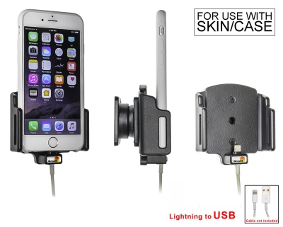 Brodit Halterung für Kabelanschluss, Apple iPhone 6S/7/8/SE 2nd Gen 2020/X/Xs