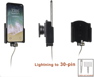Brodit Halterung für Kabelanschluss, Apple iPhone X/Xs
